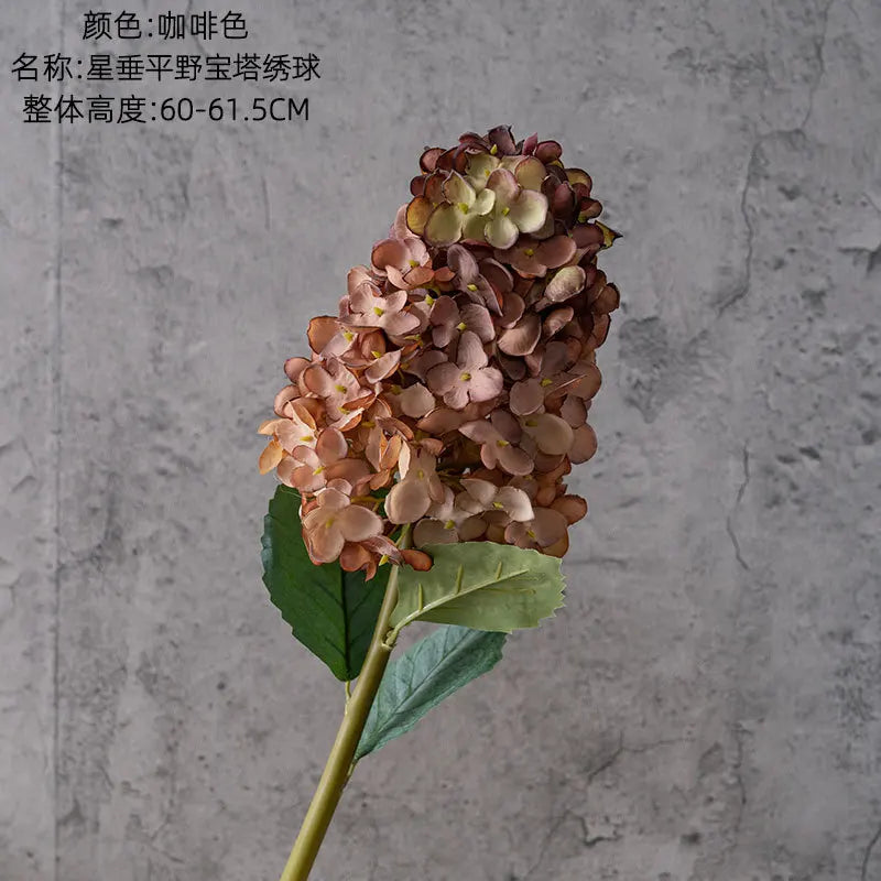 4Pcs Artificial Decoration Hydrangea Silk Flower for Home Decor Fake Hydrangea Wedding Table Floral Arrangement Party Bouquet